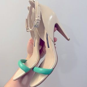 French connection dual tone heels